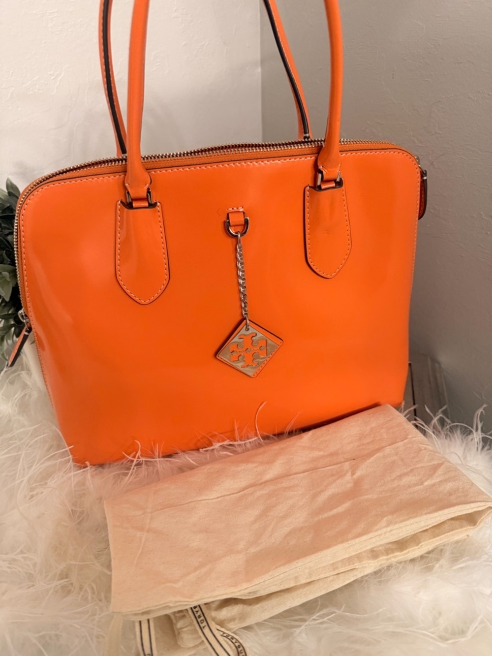 NWOT Tory Burch Swing Satchel Bag - Picture 6 of 8